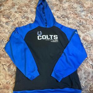Y2K Indianapolis Colts Reebok On-field Performance pullover hoodie Size XL